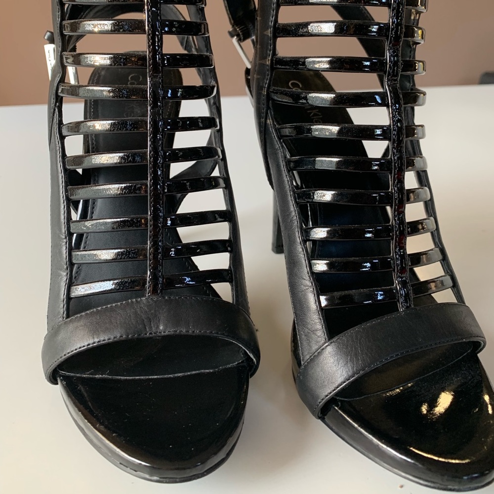 Calvin Klein Nalo Caged Dress Sandals - Picture 2 of 7